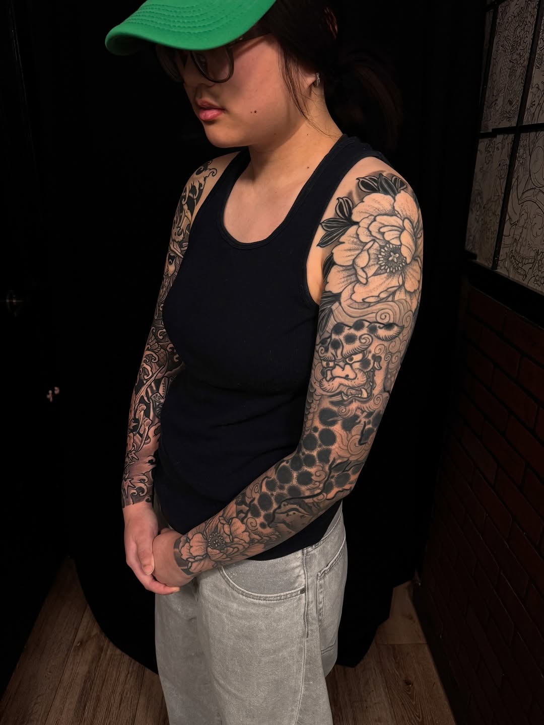 Tattoo by @mannysrevolution — japanese_irezumi, black_and_grey