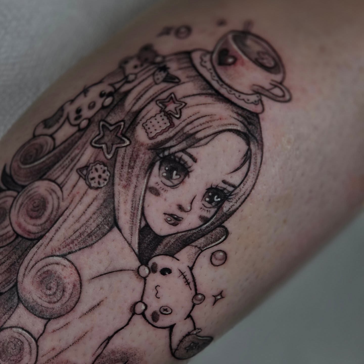 Tattoo by @janinks — illustrative, surrealism