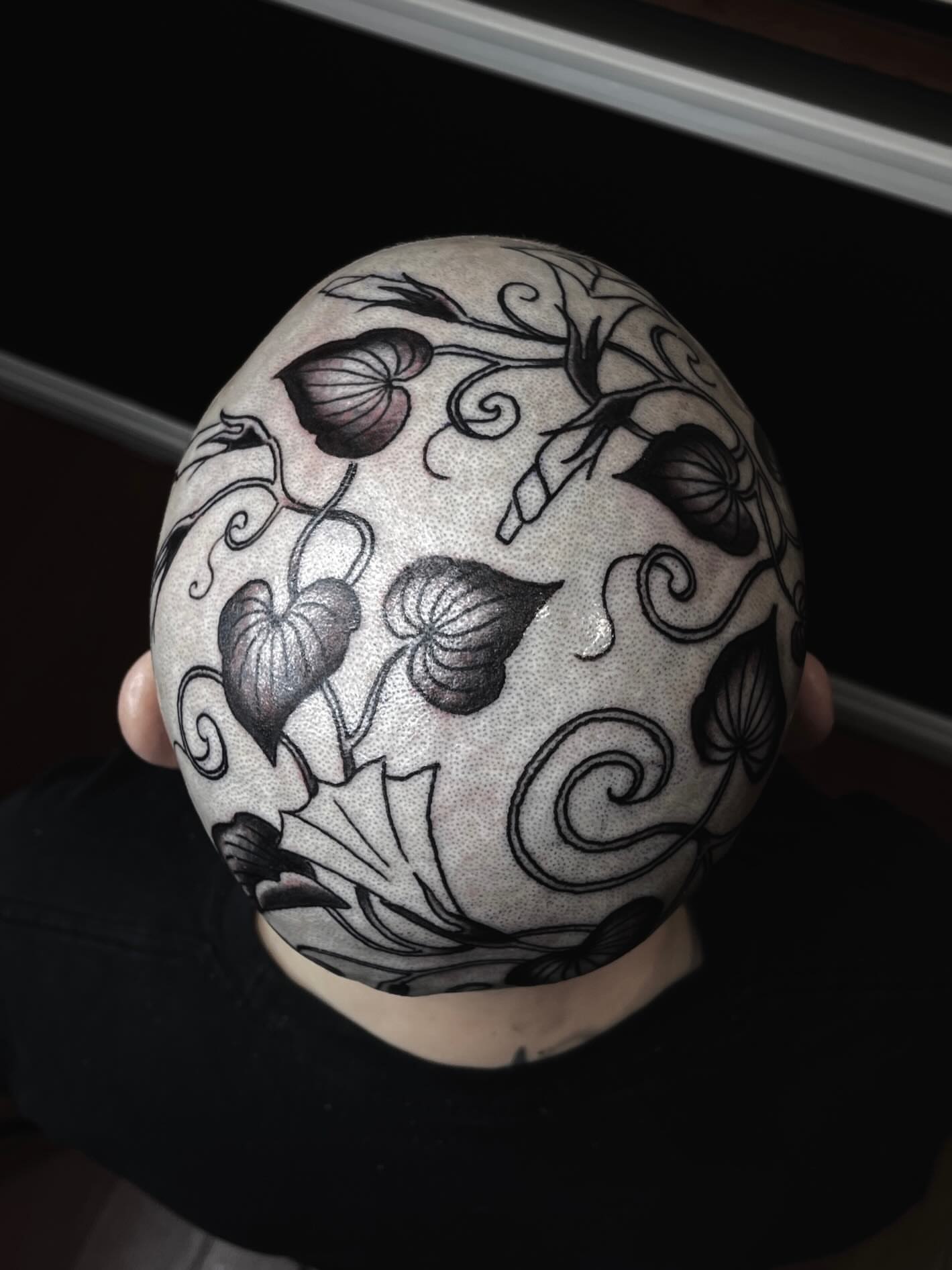 Tattoo by @audri_adorned — dotwork, black_and_grey