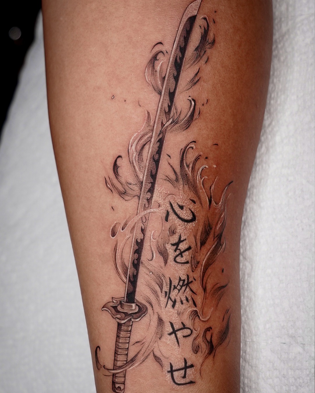 Tattoo by @chrisjtattoo — black_and_grey, realism