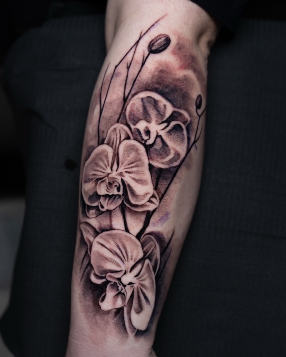 Tattoo by @joshcustomart — black_and_grey, realism