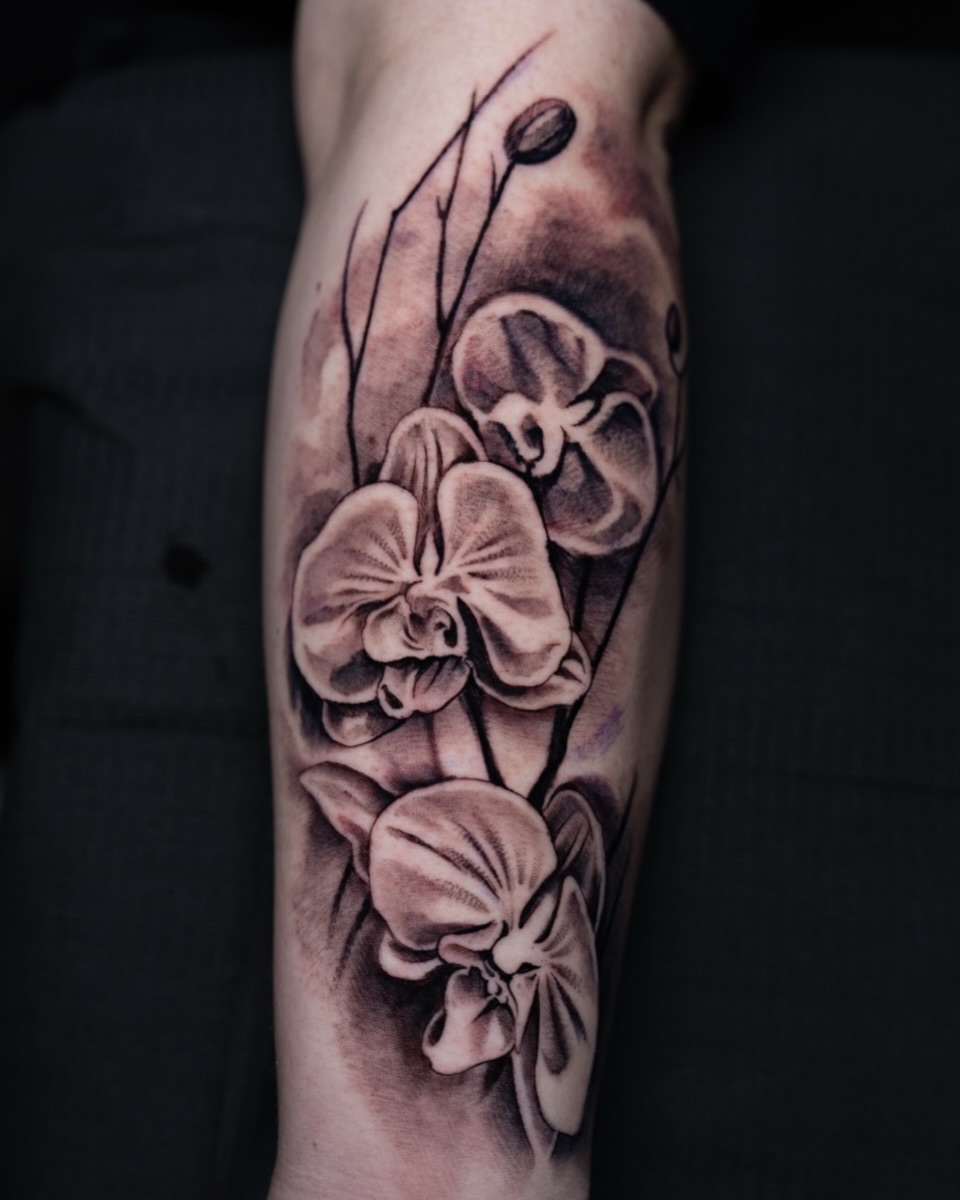 Tattoo by @joshcustomart — black_and_grey, realism