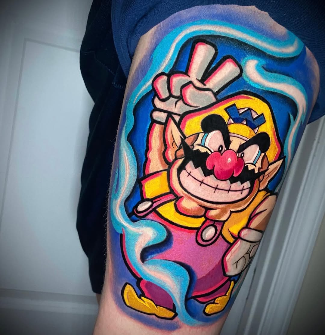 Tattoo by @aortiz_tattoos — new_school, anime