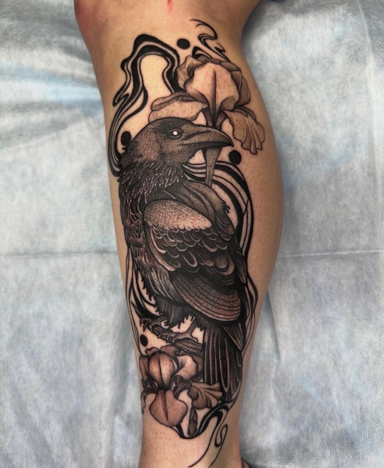Tattoo by @goose_tattoos โ black_and_grey, realism