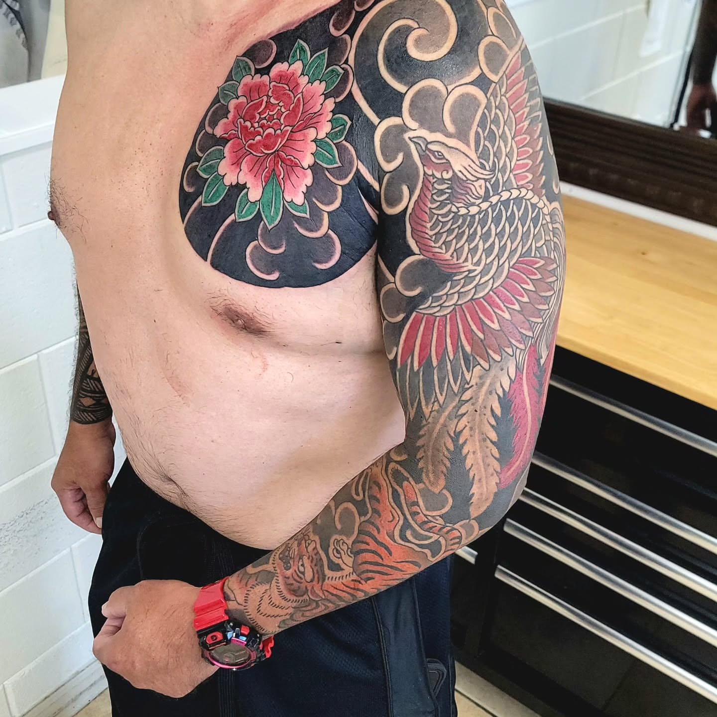 Tattoo by @hiwawolfe — japanese_irezumi