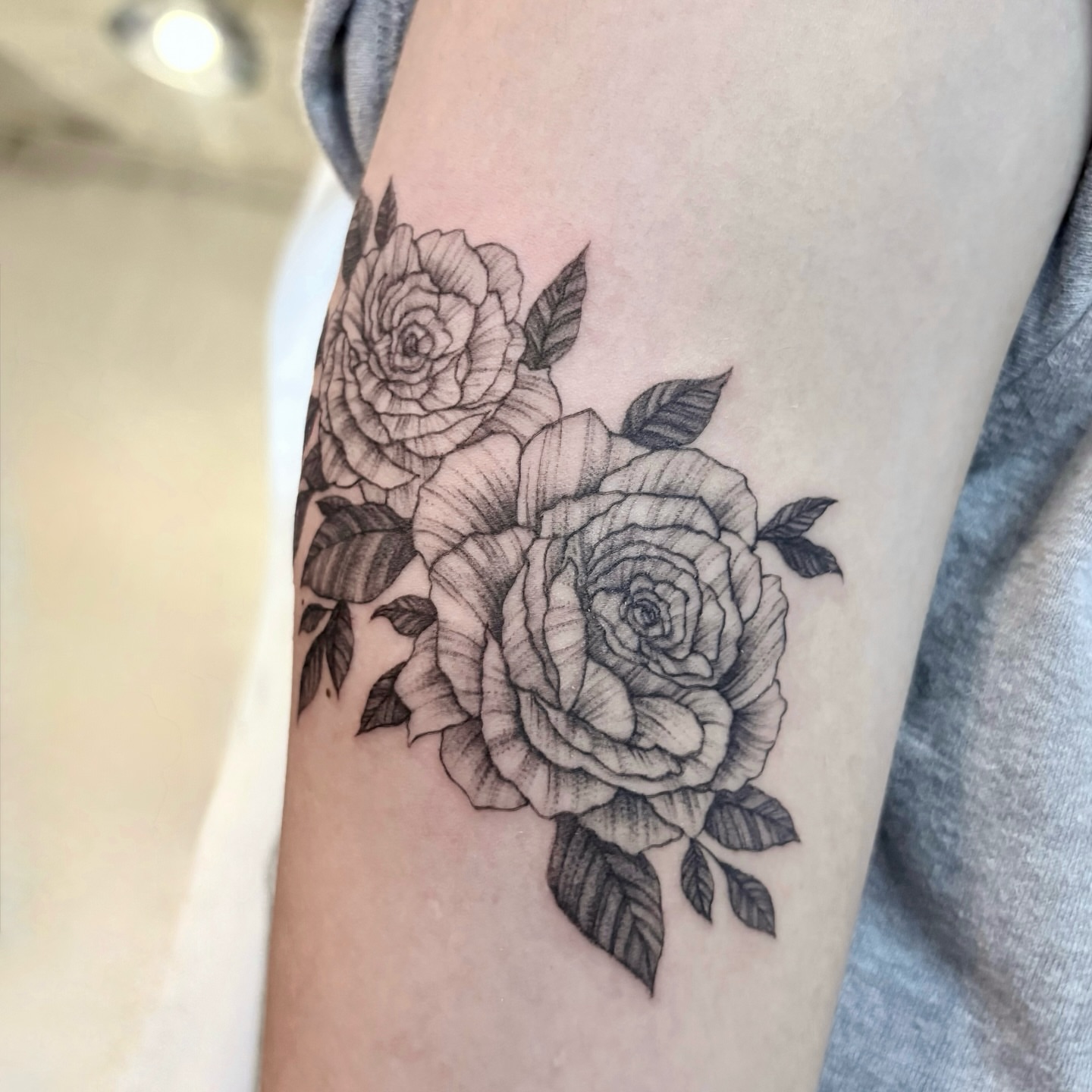 Tattoo by @tattoochili — black_and_grey