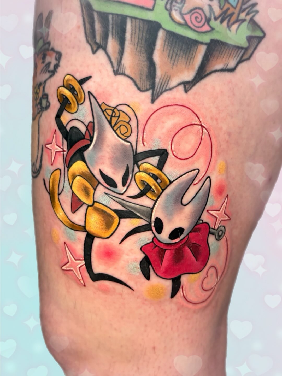 Tattoo by @pixiekaletattoos — new_school, anime