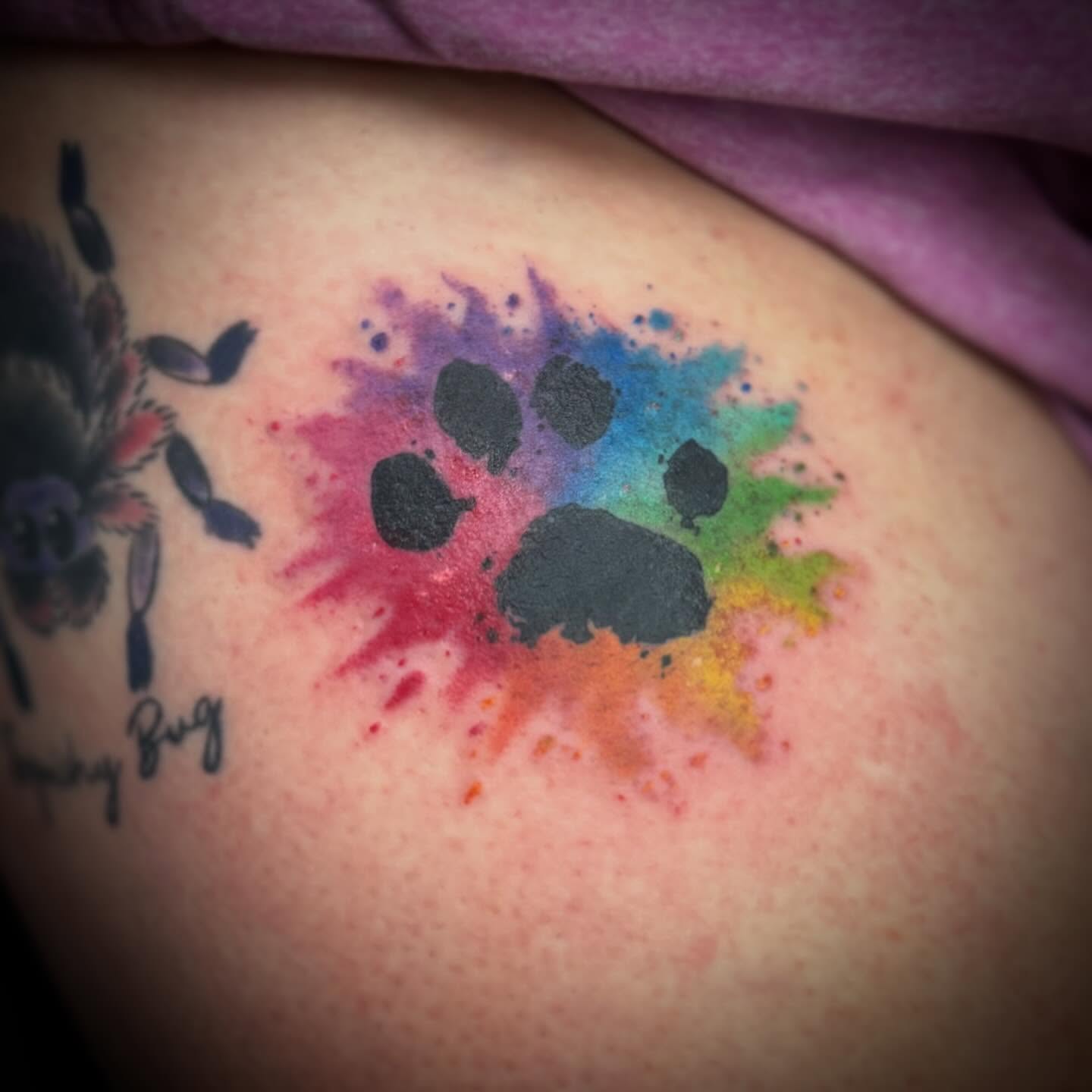 Tattoo by @marble_ink — watercolor