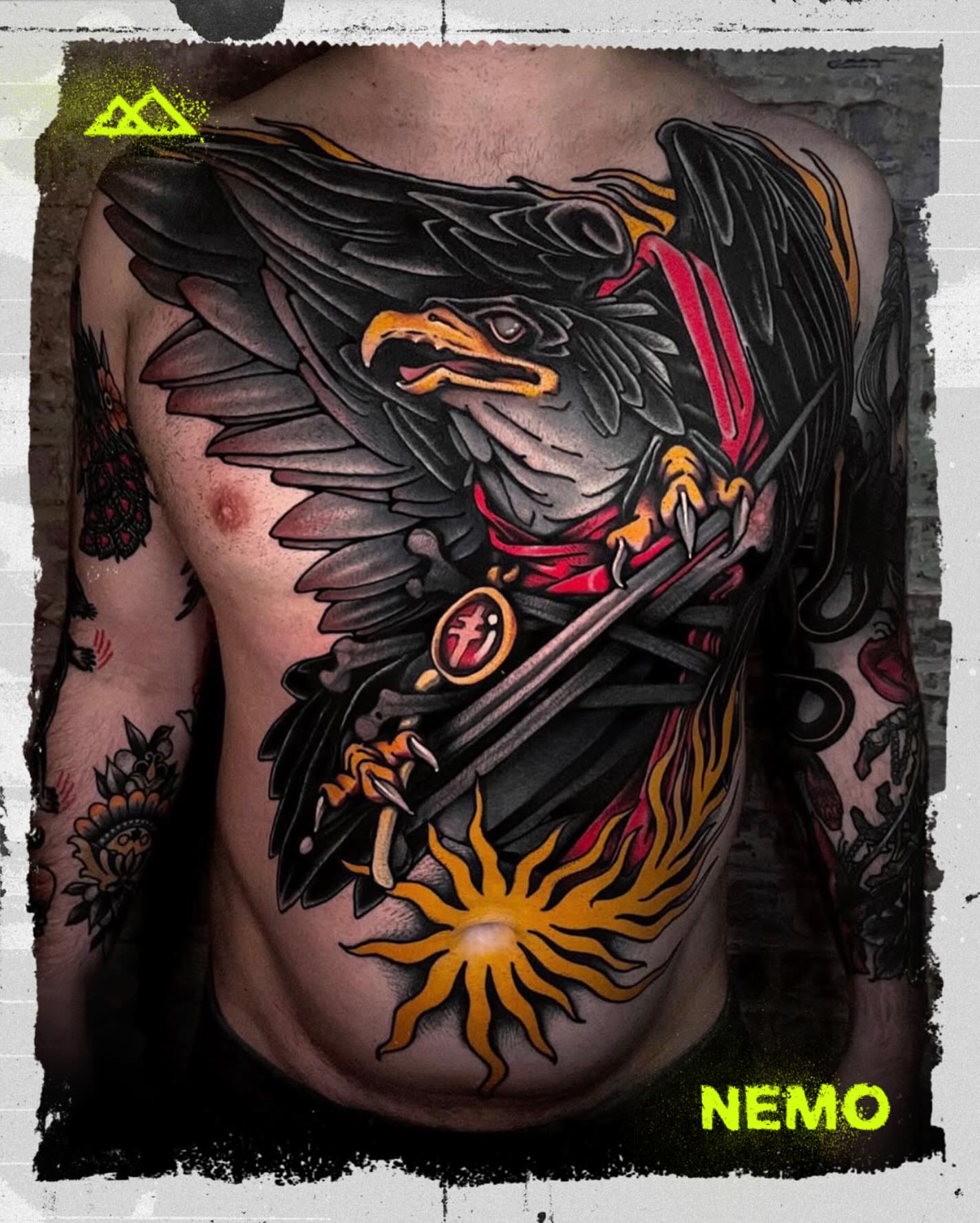 Tattoo by @anotheryearofdisaster — american_traditional, black_and_grey