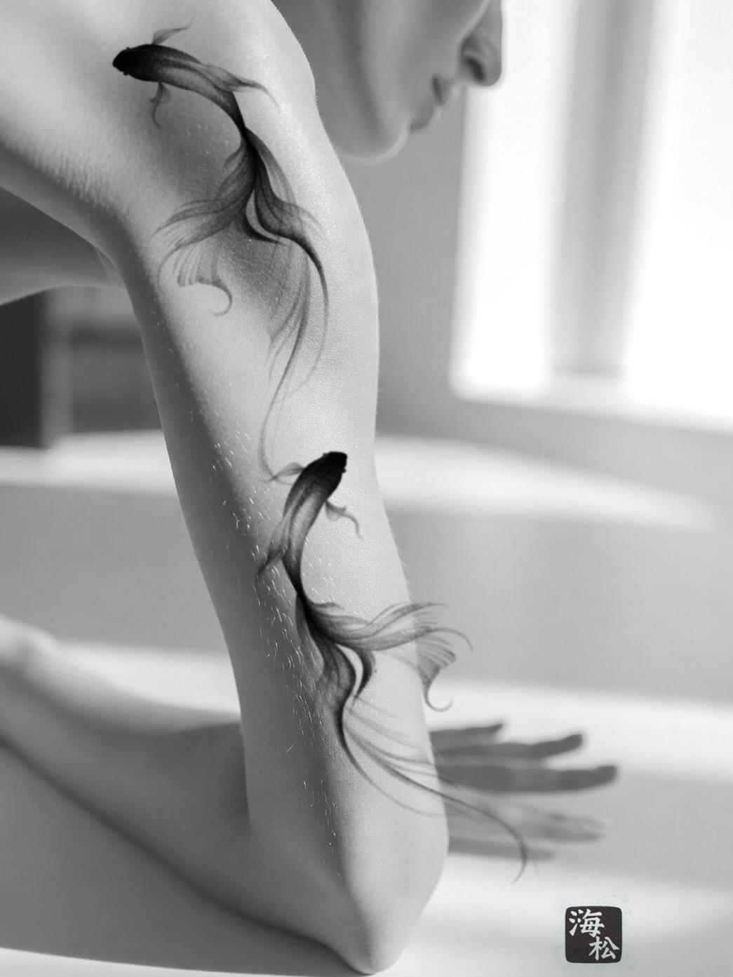 Tattoo by @haesol_ink — black_and_grey, realism