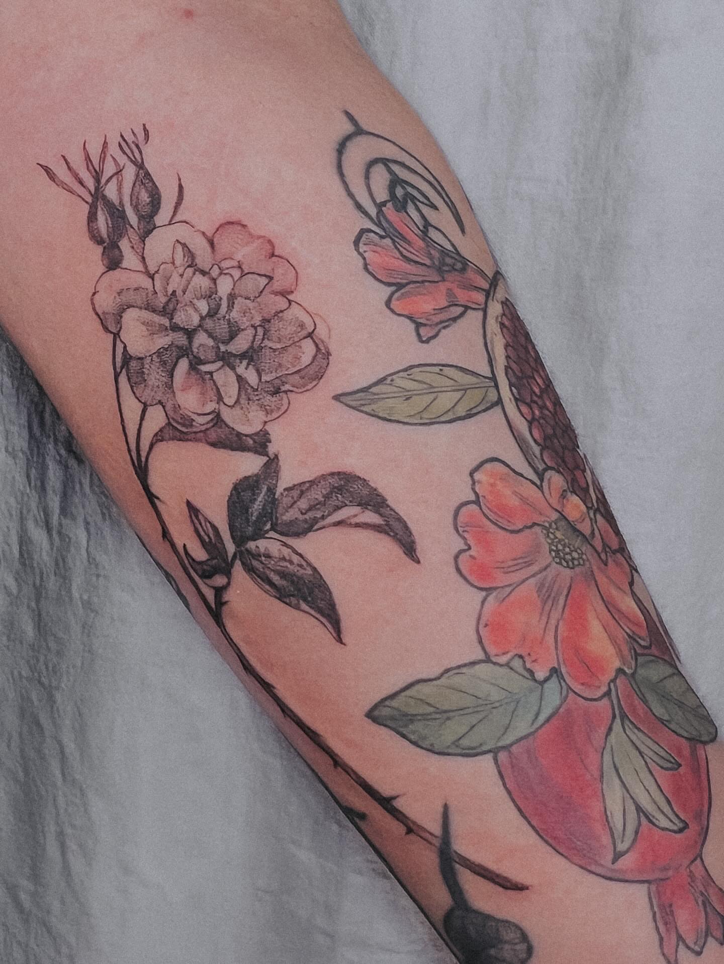 Tattoo by @lucy__yin — realism, watercolor