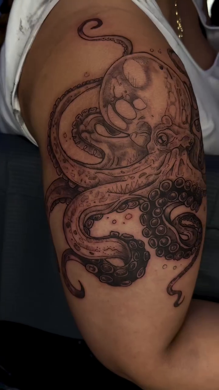 Octopus realism tattoo by πͺππππ π¨ππππππ
ππ π΅π, West Hempstead, New York