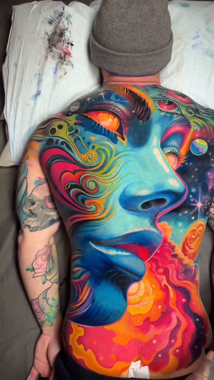 Tattoo by @lukalajoie — realism, trash_polka