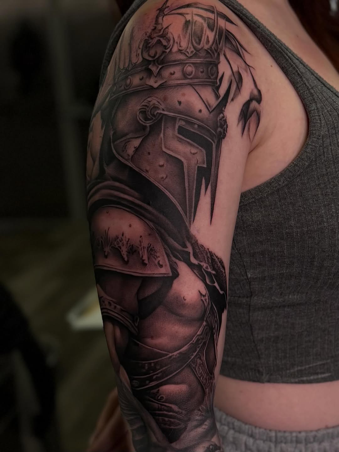 Tattoo by @meretattoos — realism, black_and_grey