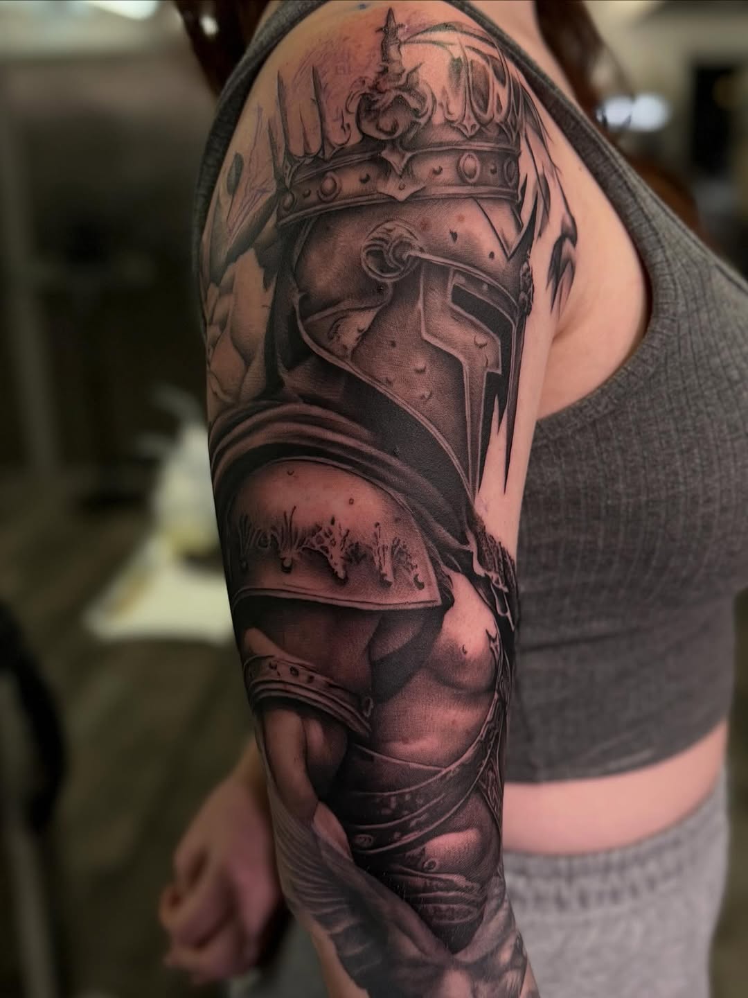 Tattoo by @meretattoos — realism, black_and_grey