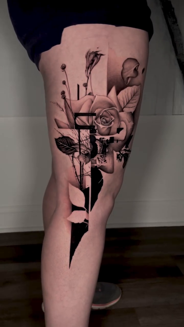 Tattoo by @profet_ink — black_and_grey, realism