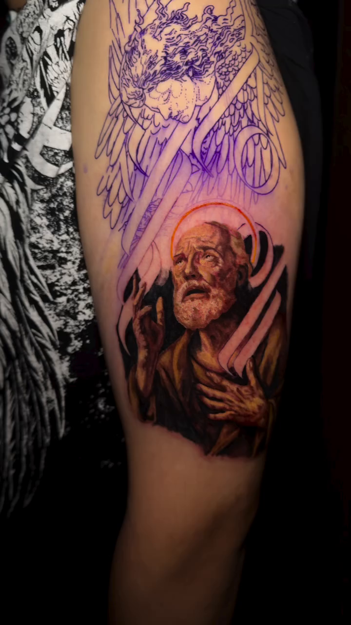 Tattoo by @na_tattoos — realism, black_and_grey
