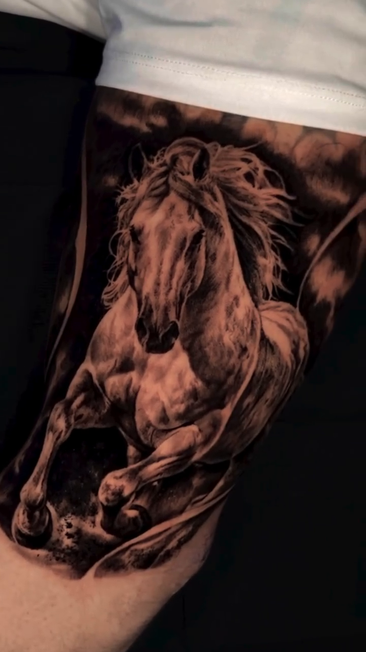 Tattoo by @armandius777 — realism, black_and_grey