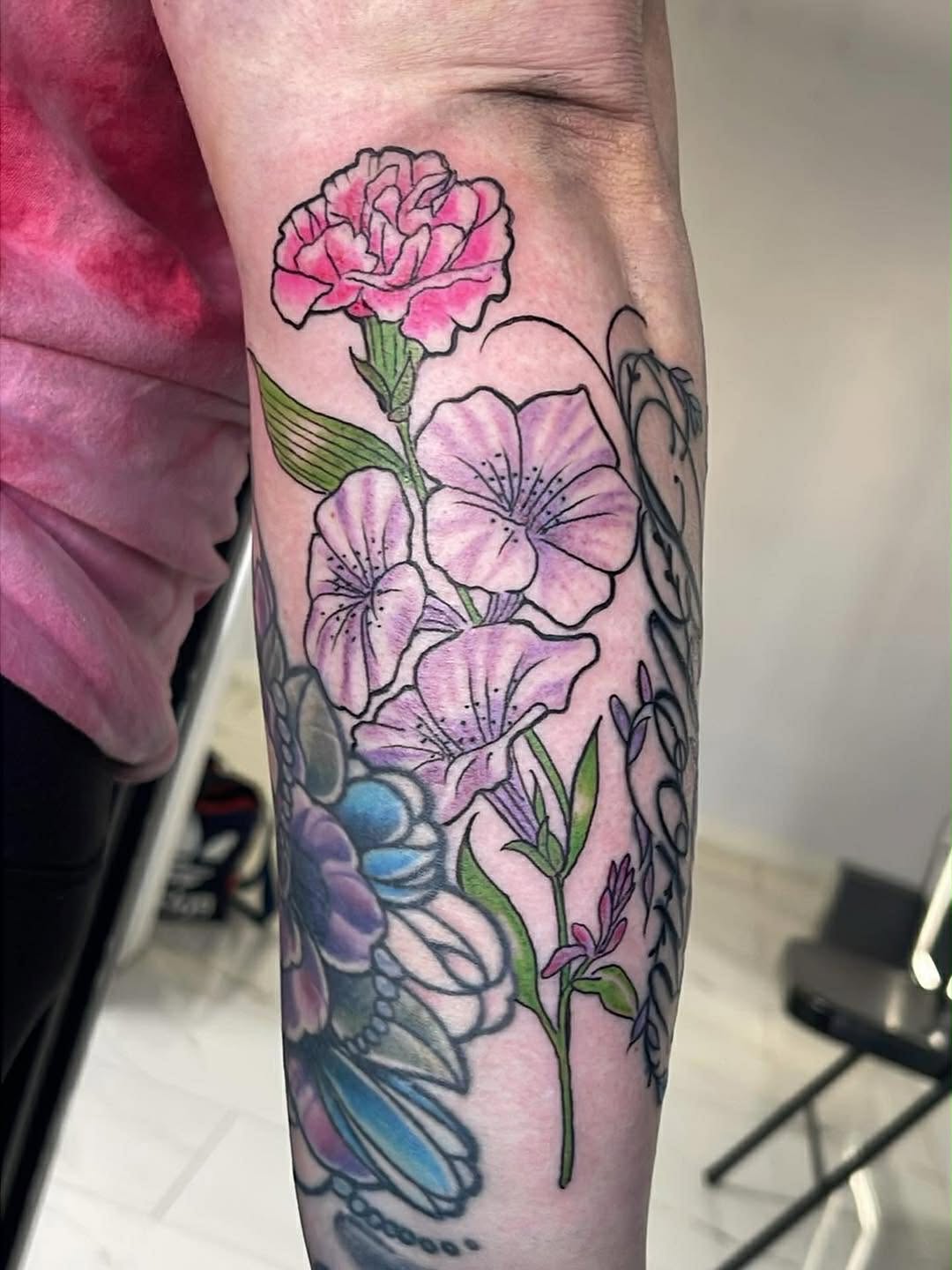 Tattoo by @tatts_ruru — fine_line, chicano