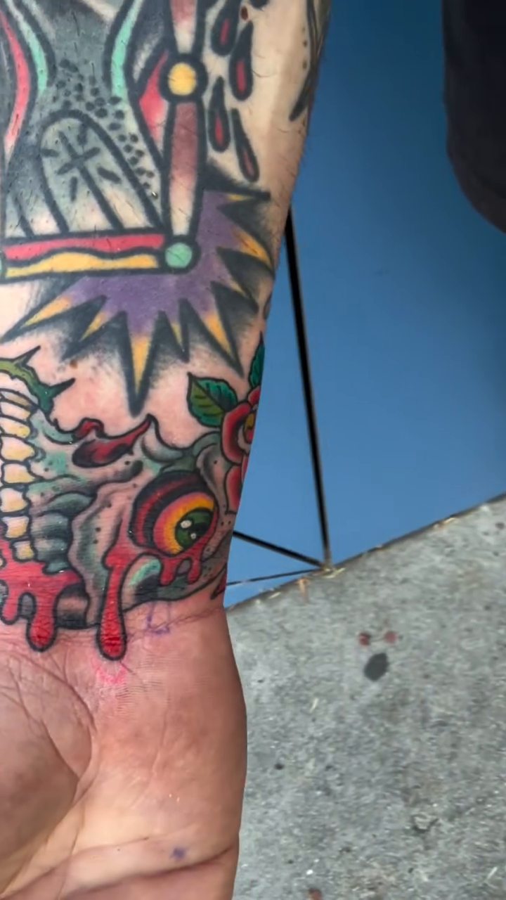 Tattoo by @adamwarmerdam — neo_traditional, trash_polka