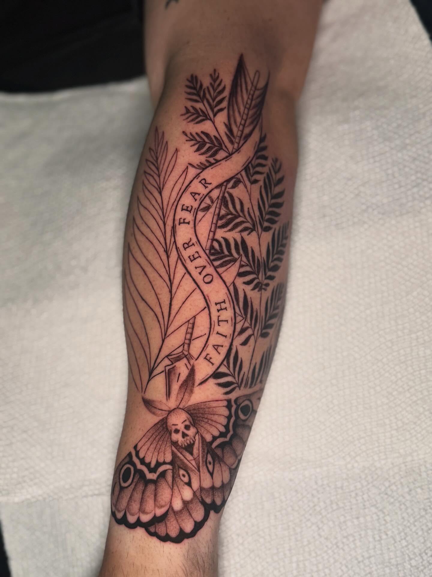 Tattoo by @ninelivestvttoo β black_and_grey