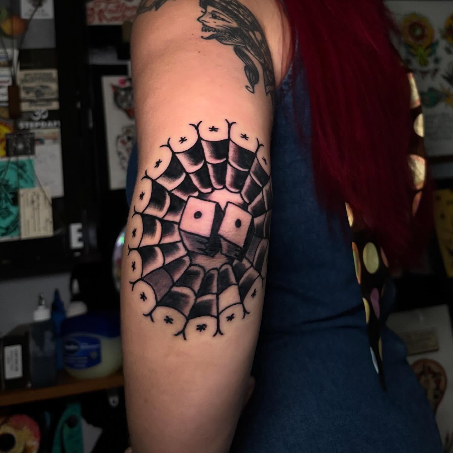 Tattoo by @stepdantattoo — geometric