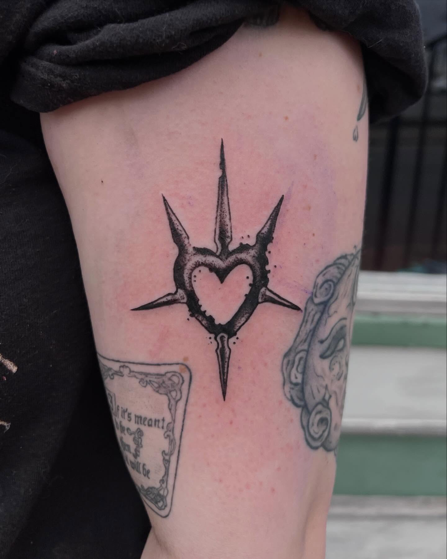 Tattoo by @artbyady — black_and_grey