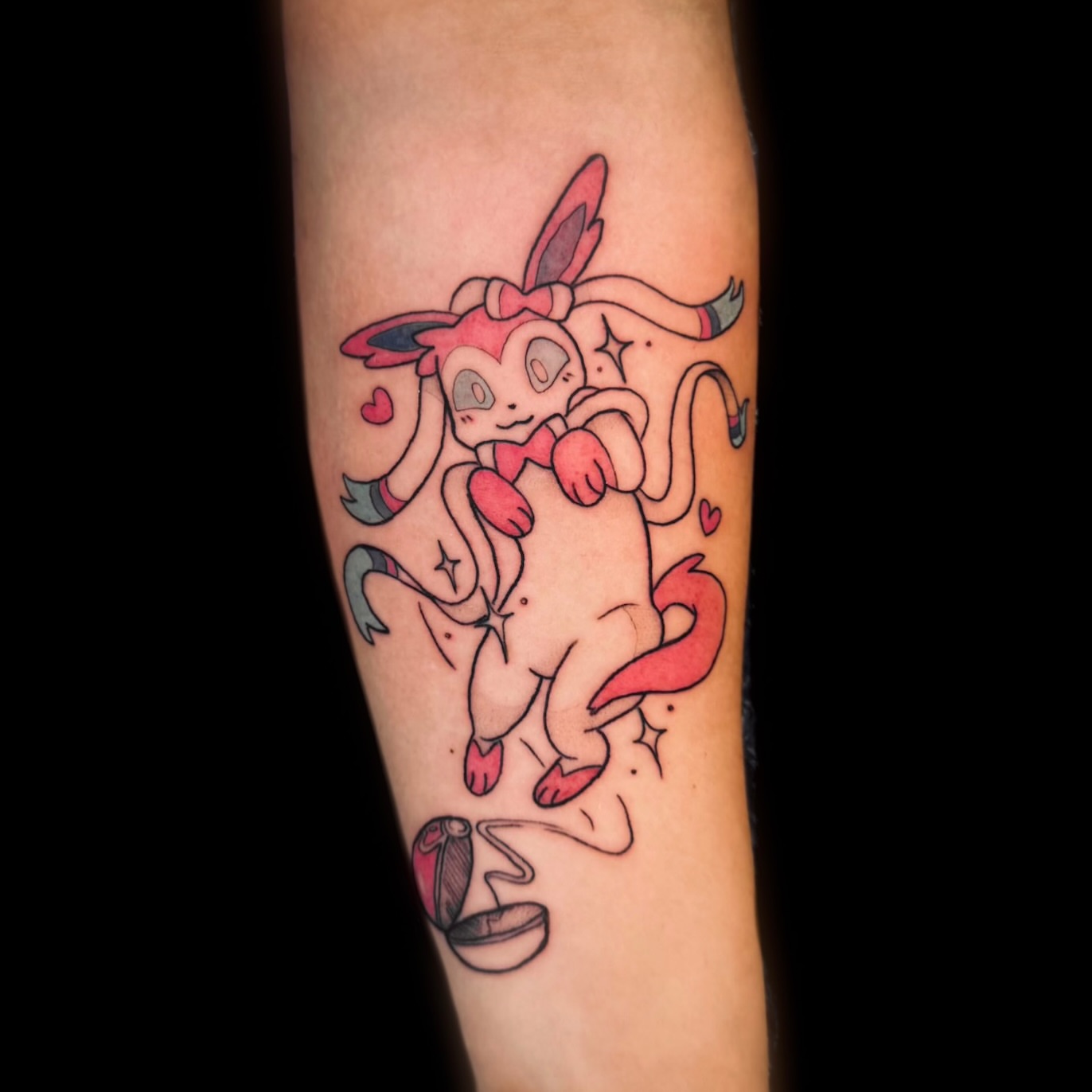 Tattoo by @astrochocobo — new_school, anime