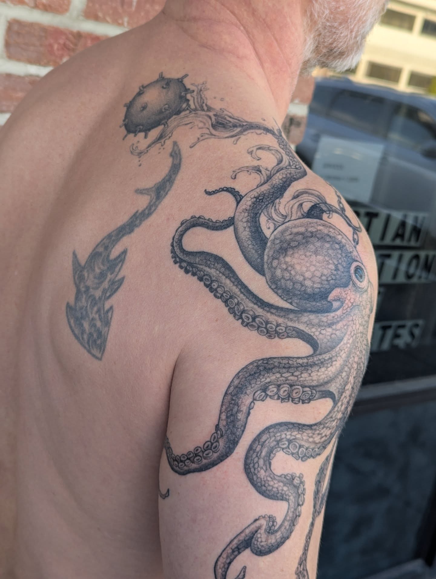 Tattoo by @colormemegantattoos โ black_and_grey