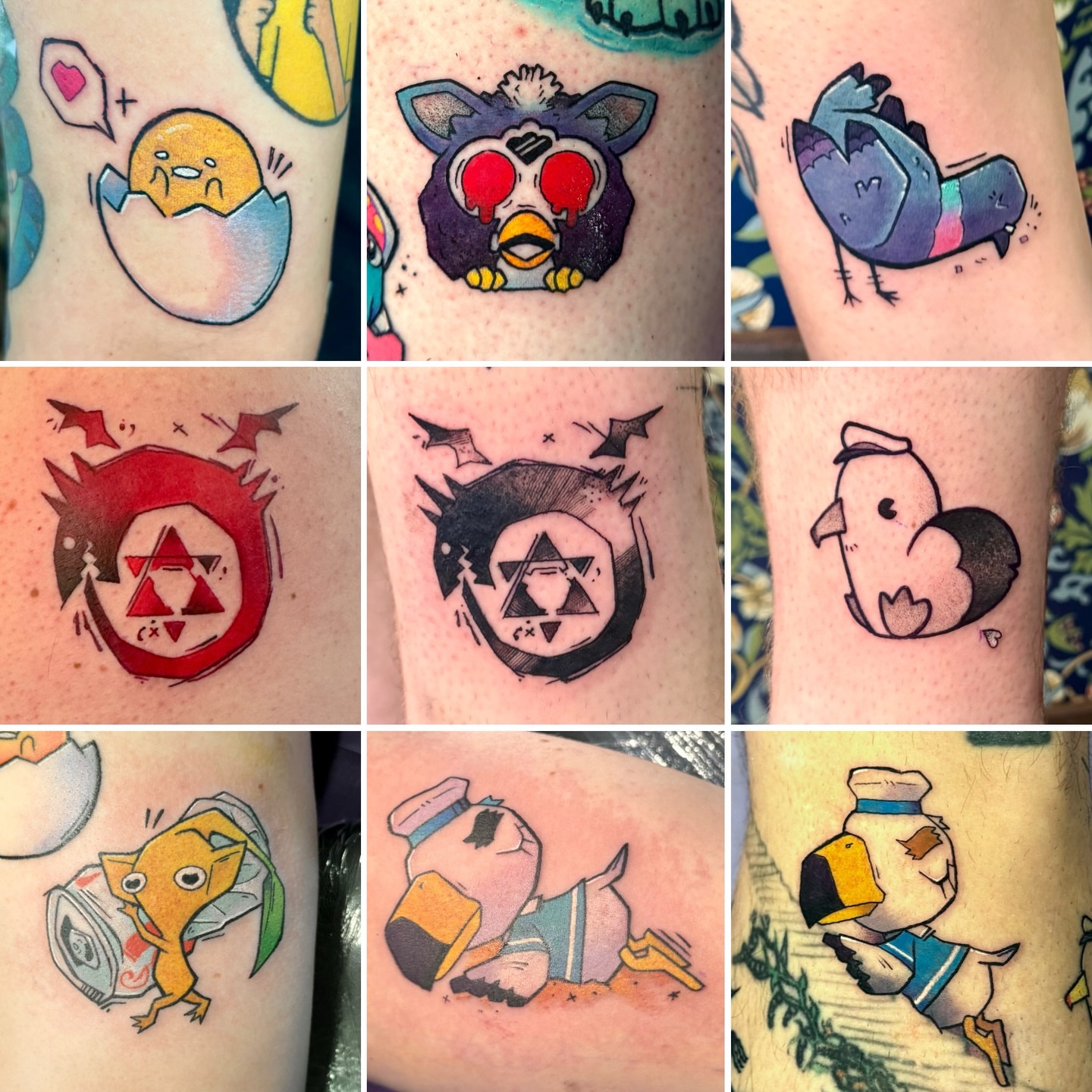 Tattoo by @topaciotattoos — anime, dotwork