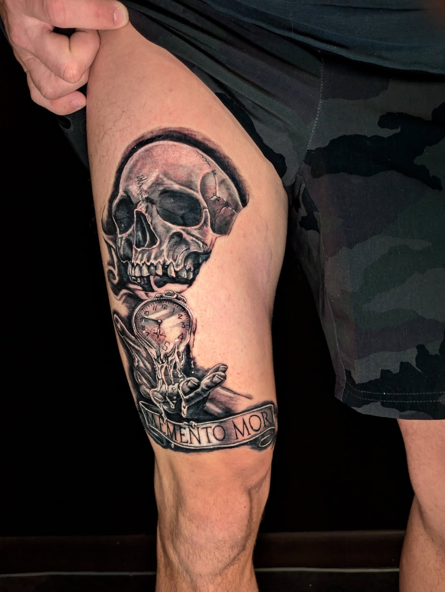 Tattoo by @beebe_artistry — realism, dark_realism