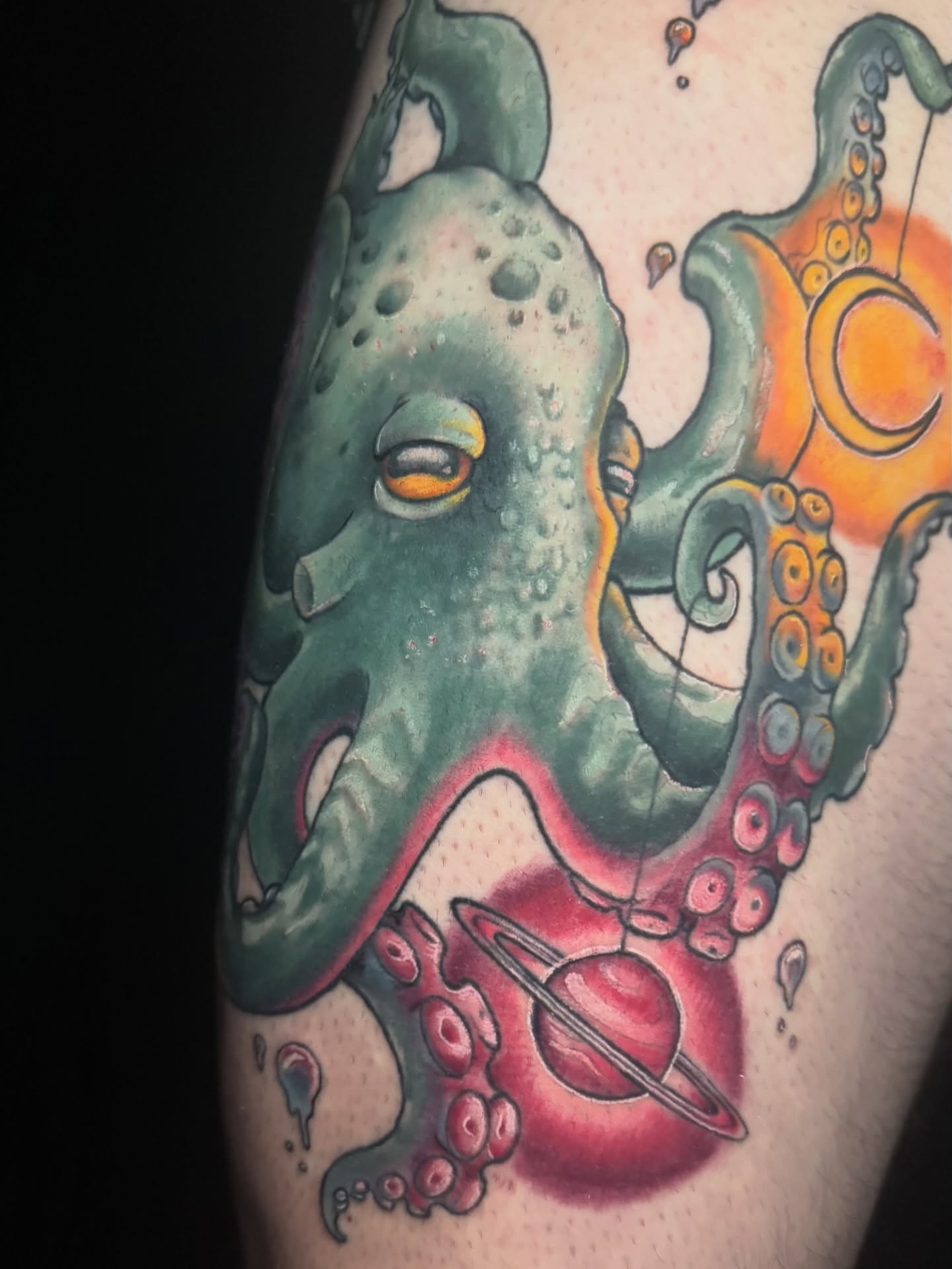 Octopus dotwork tattoo on the forearm by M A D I E I N S P A N I E R π¦ tattoos