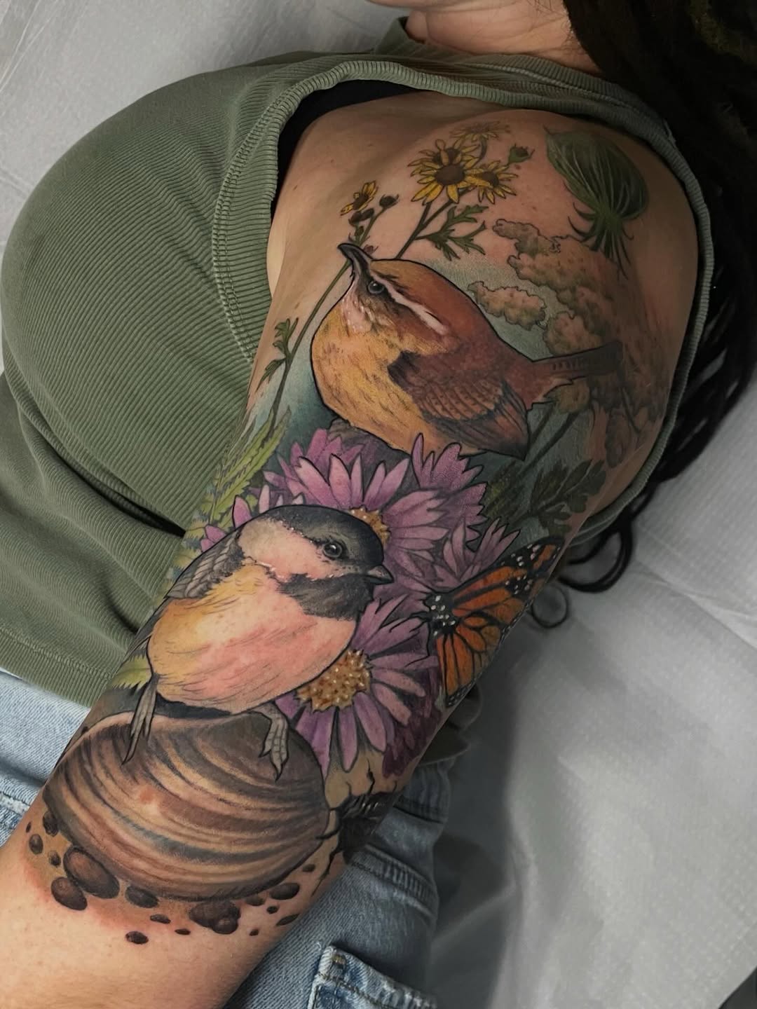 Tattoo by @leahmarietattoo — realism, color