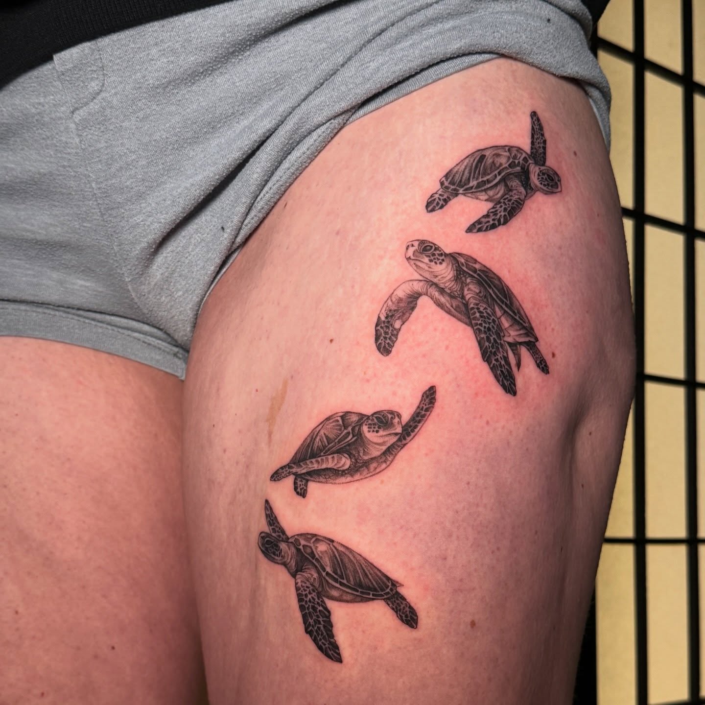 Tattoo by @fckthetinytattooer — black_and_grey