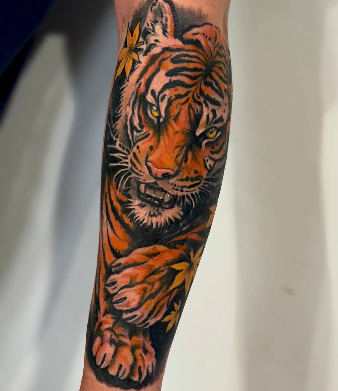Tattoo by @barbedwireinktattoos — realism, black_and_grey