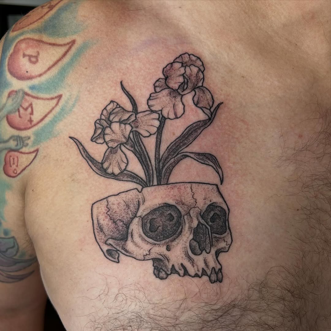 Tattoo by @inkslingingtattoo โ black_and_grey, realism