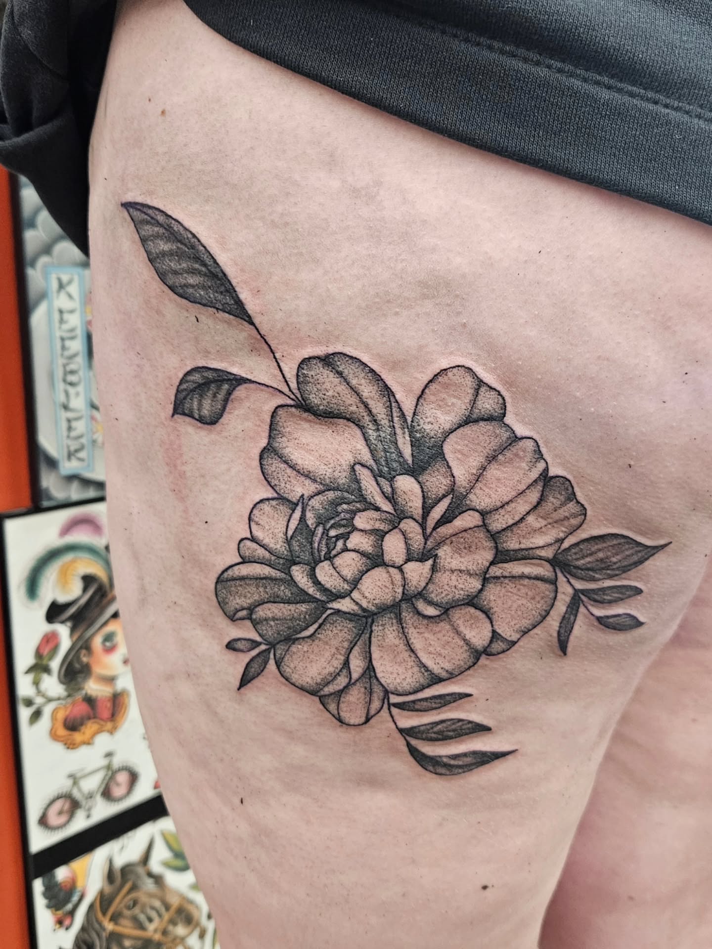Tattoo by @therestlessdrifter — black_and_grey
