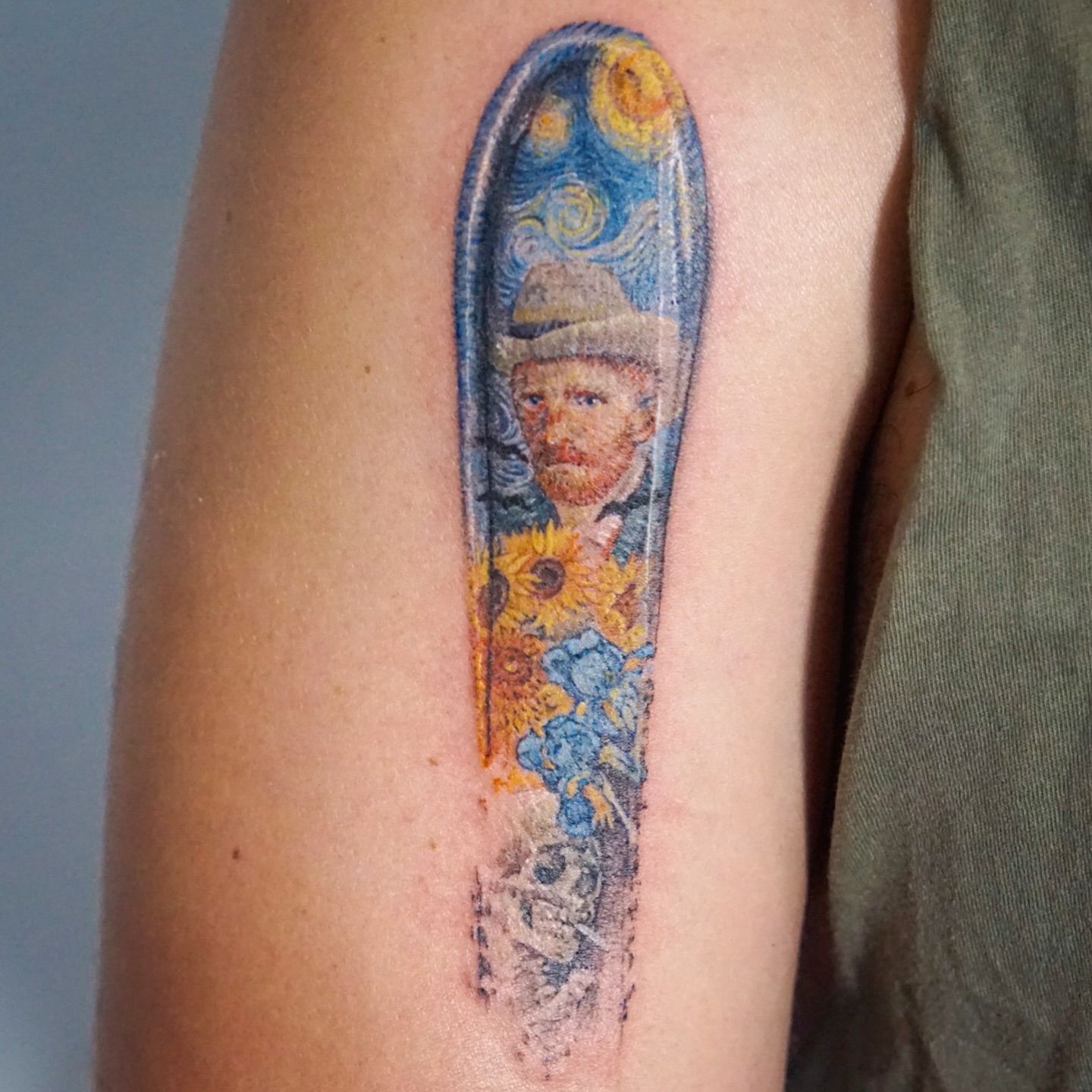 Tattoo by @gemma_tattooer — realism, dotwork