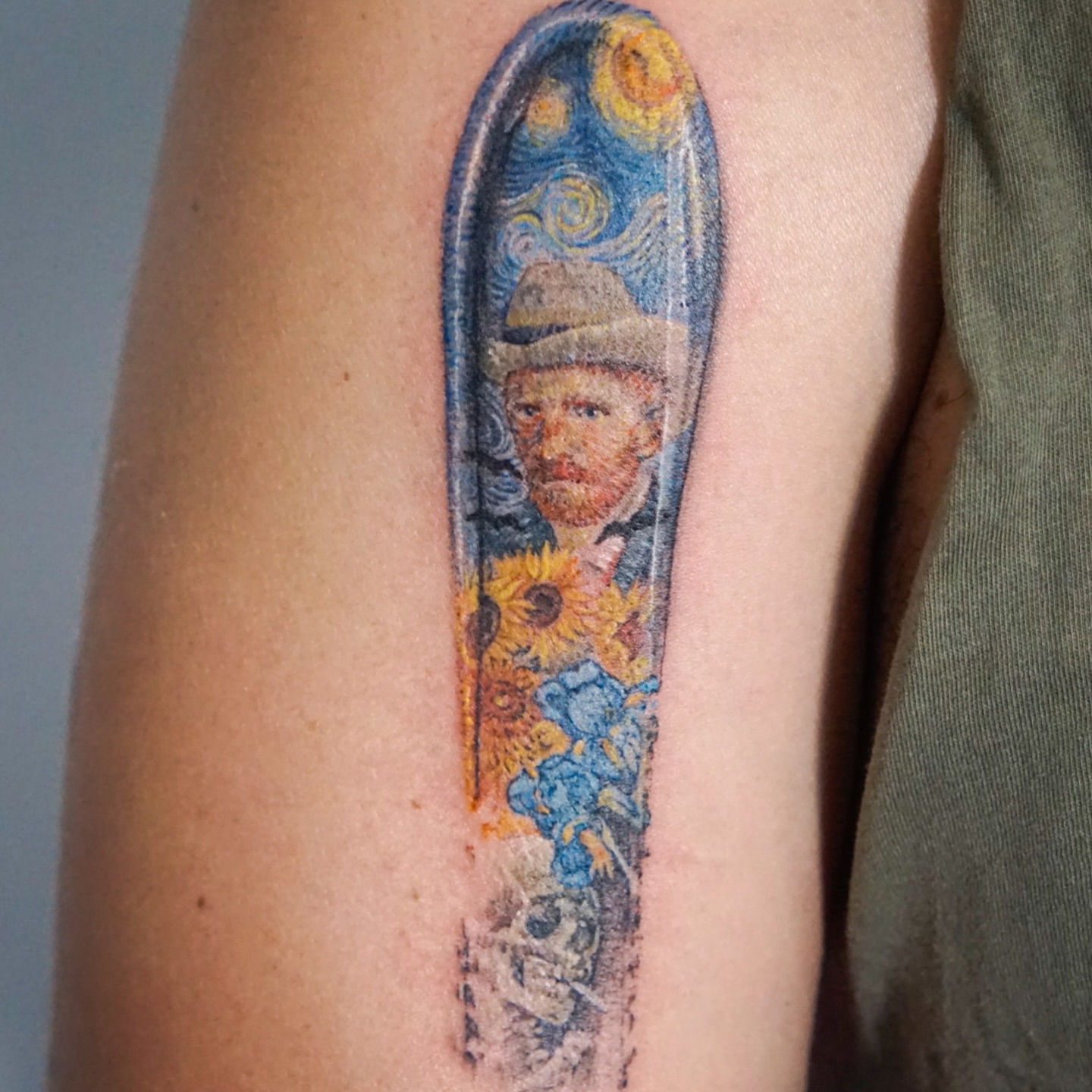 Tattoo by @gemma_tattooer — dotwork, realism
