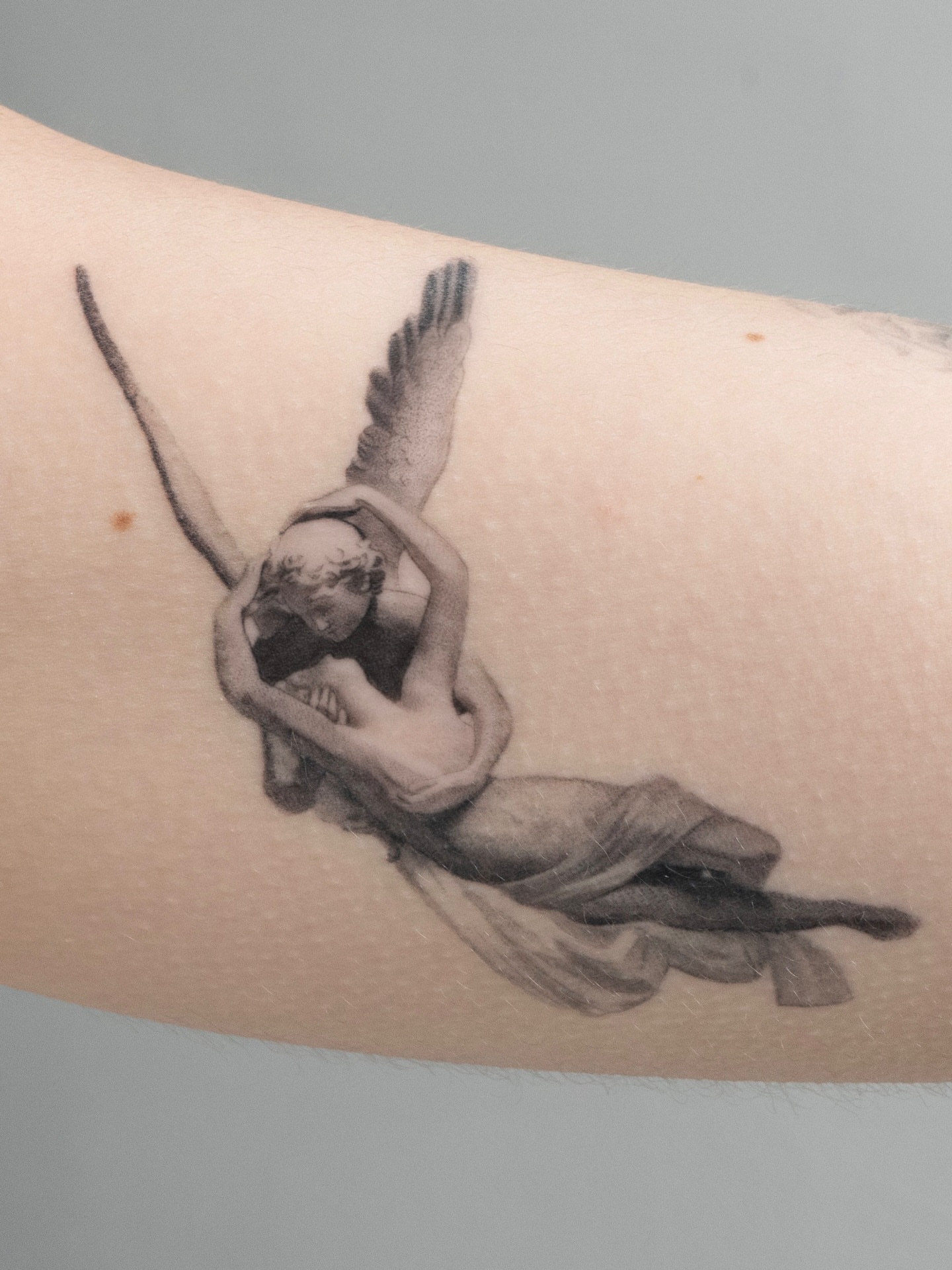 Tattoo by @lemontreeink — black_and_grey, realism
