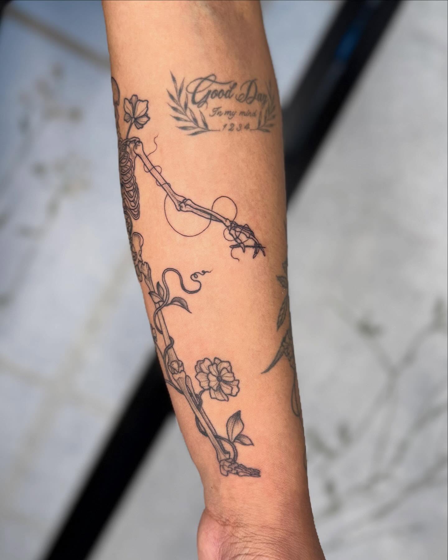 Tattoo by @noelle_adrienne — black_and_grey