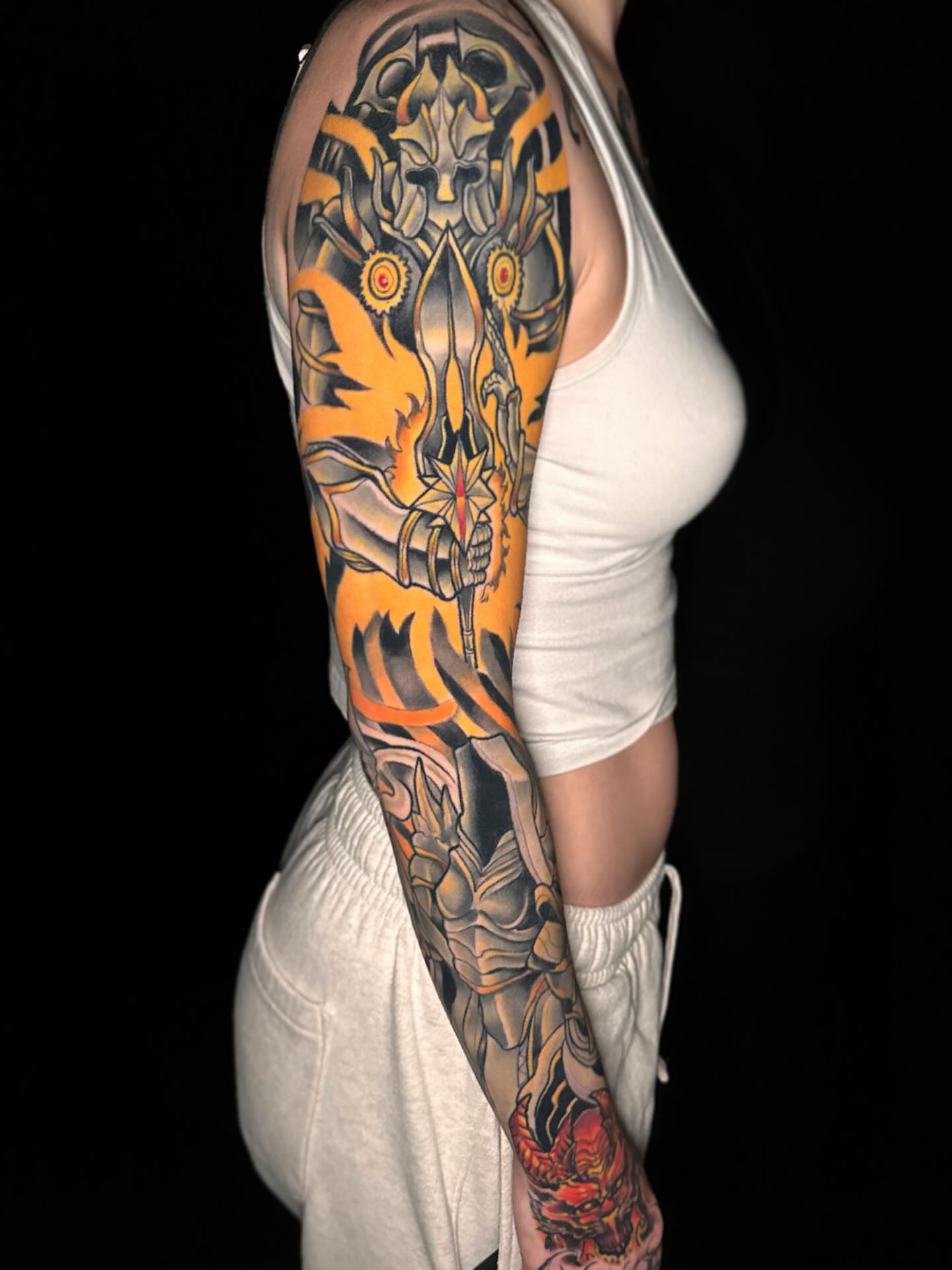 Tattoo by @bigbonedgnome — geometric, dark_realism