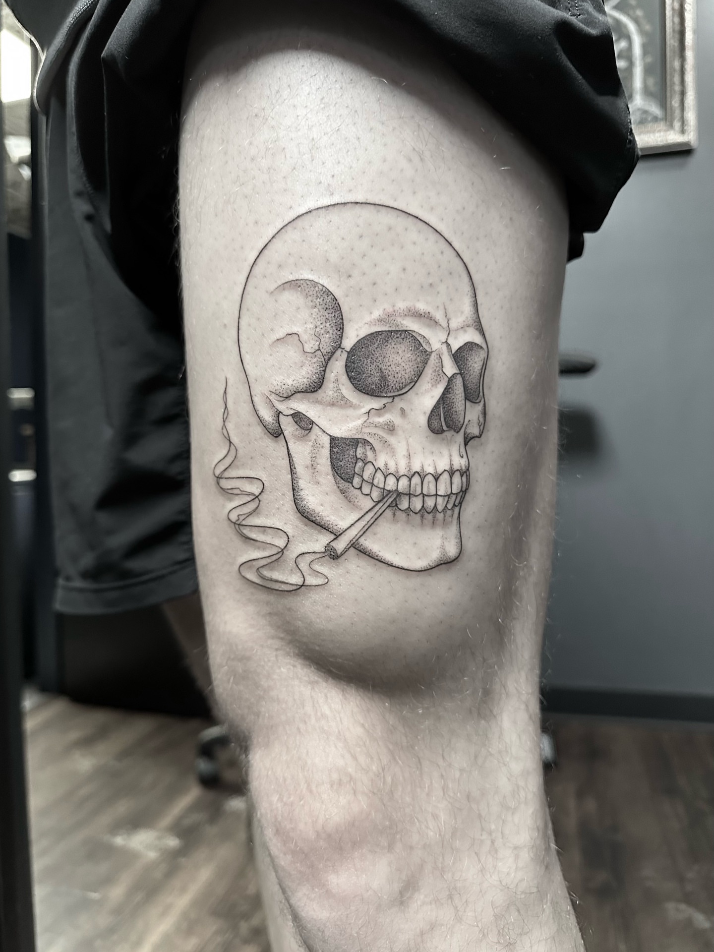 Tattoo by @cj.concepts — dotwork, realism