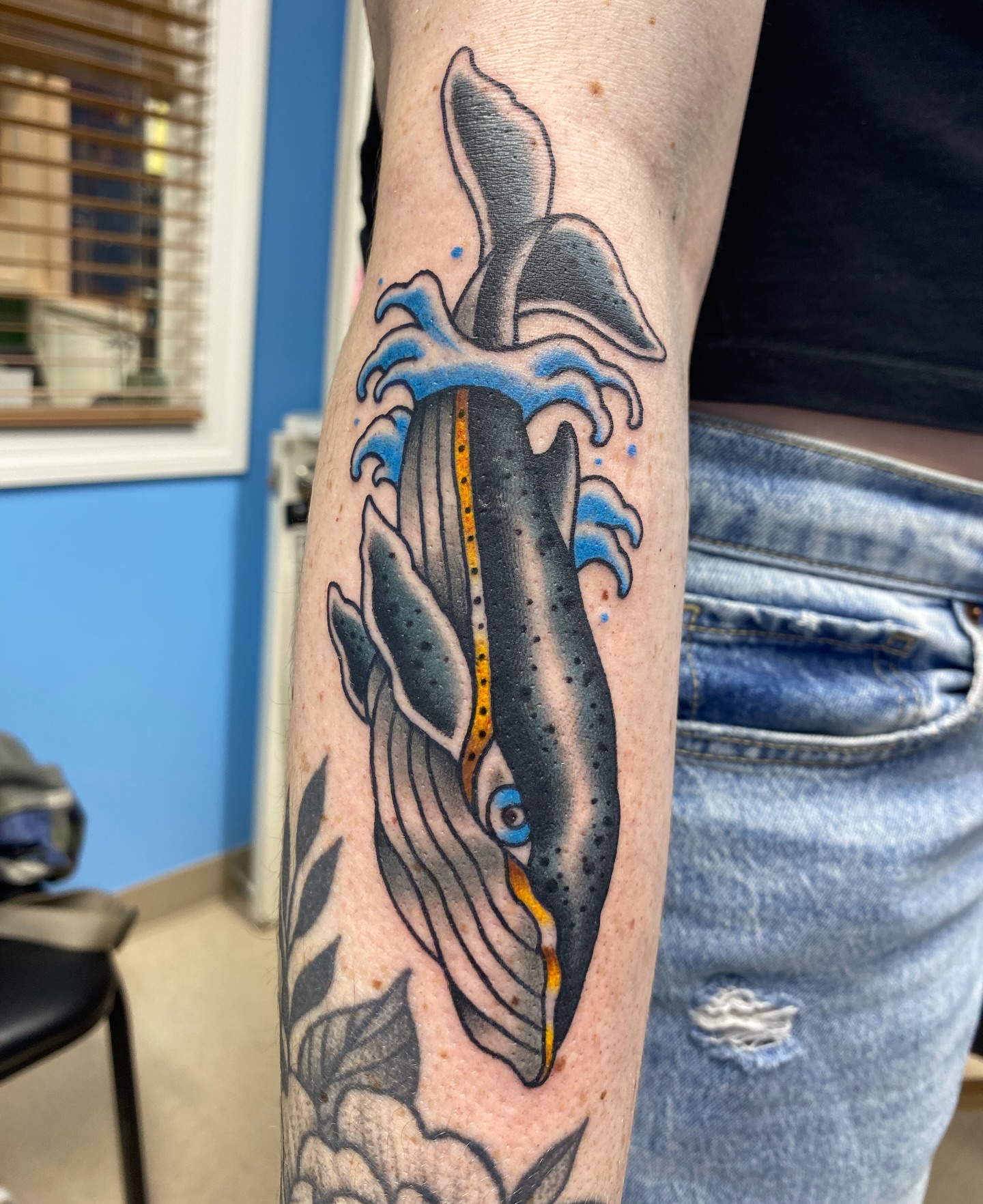 Tattoo by @katie_tatts — american_traditional, black_and_grey