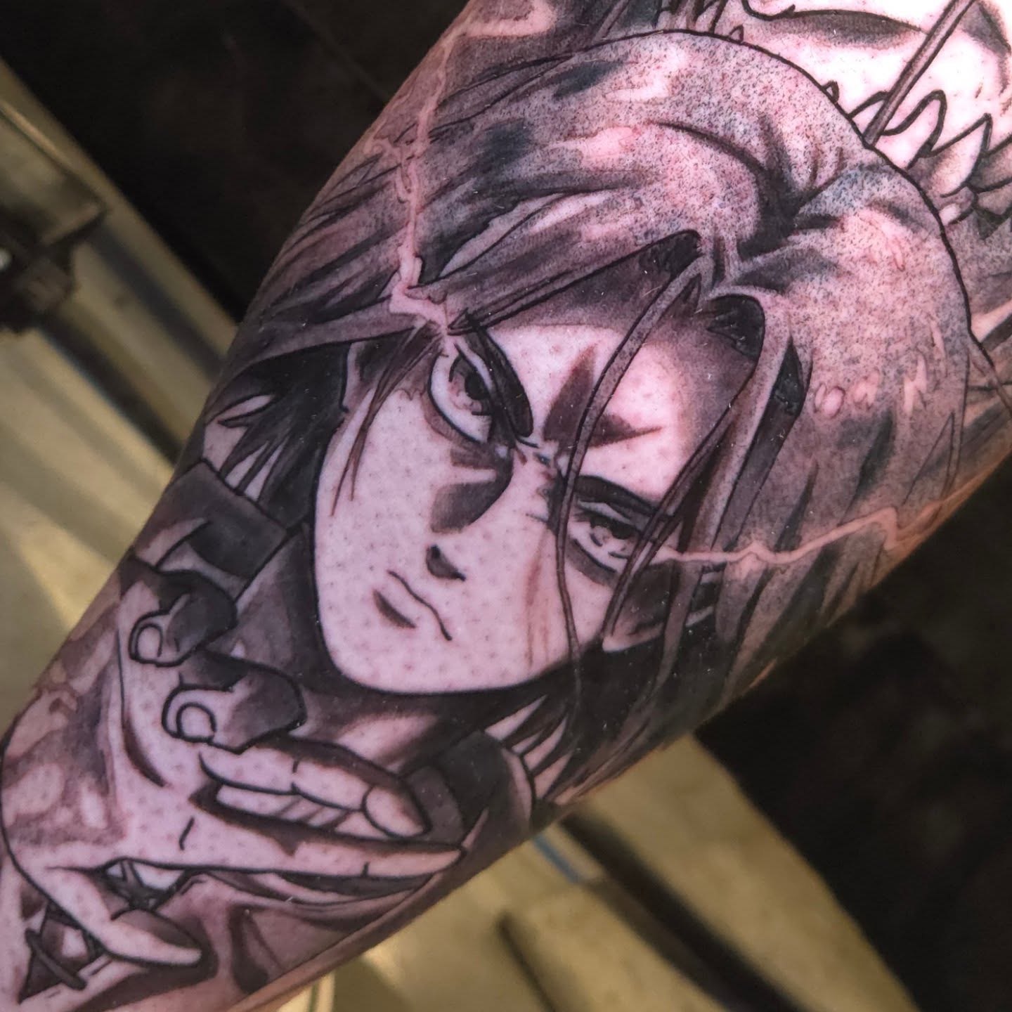Tattoo by @tattoosbynicmann — anime, realism