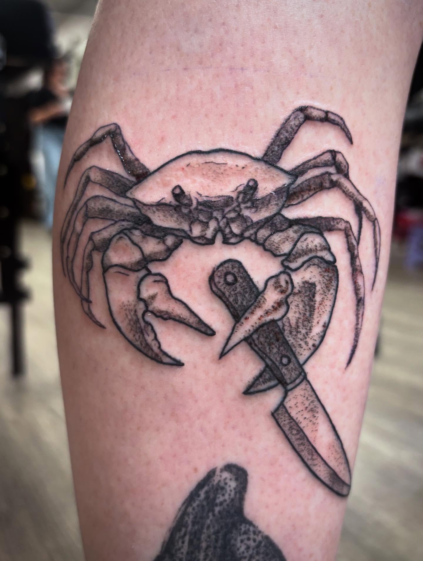 Tattoo by @brieowth — black_and_grey