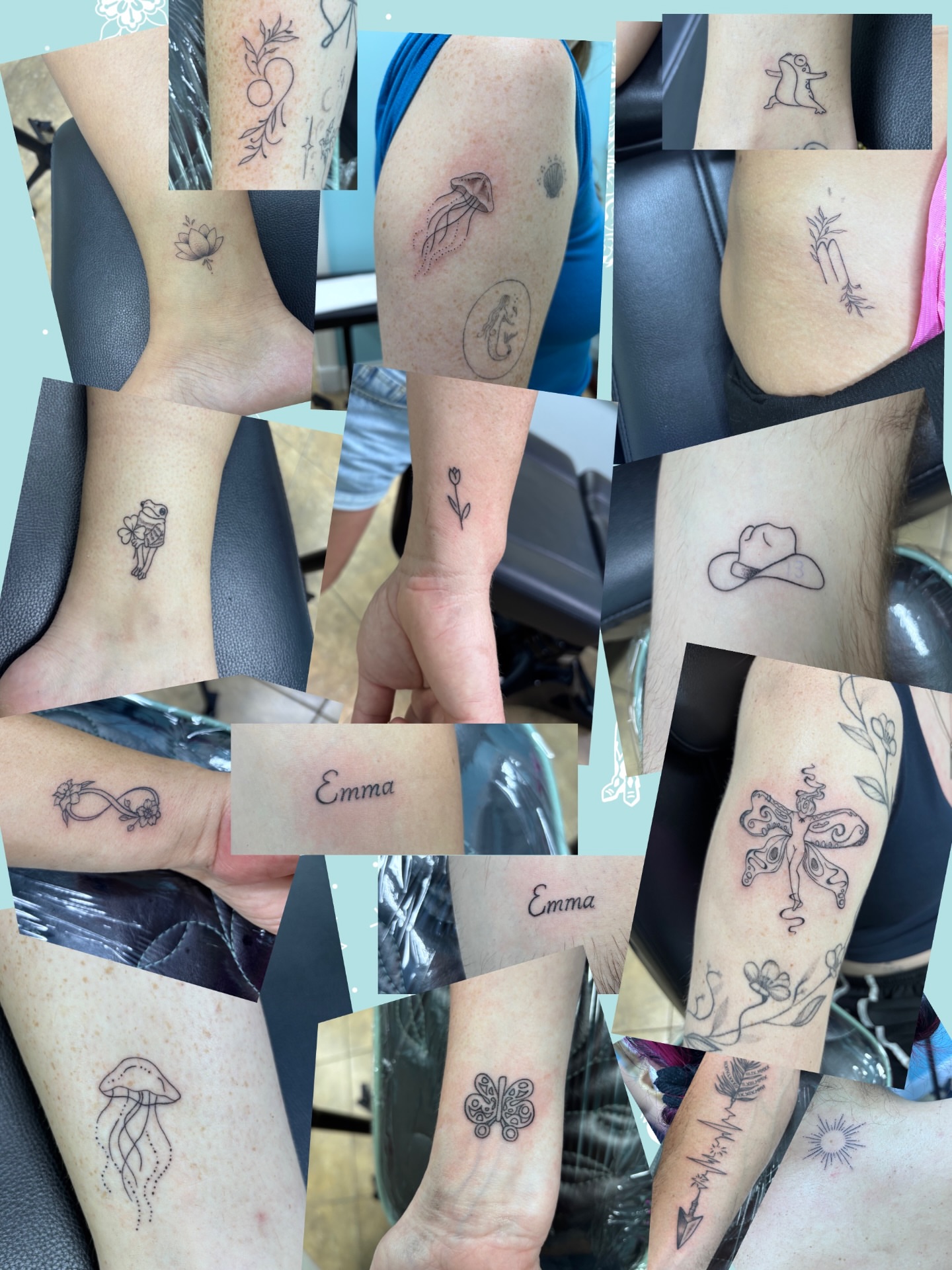Tattoo collection black and grey tattoo by Stephanie Rowe