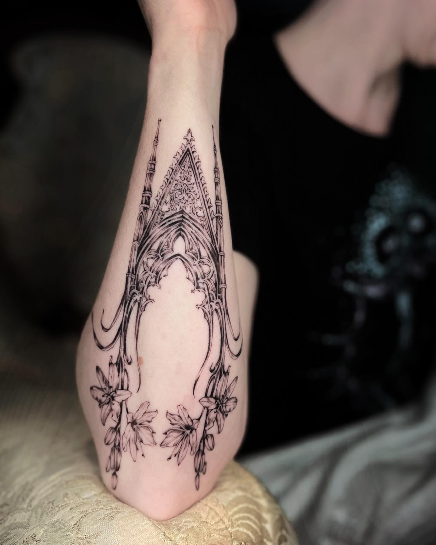 Tattoo by @inklore_ β black_and_grey