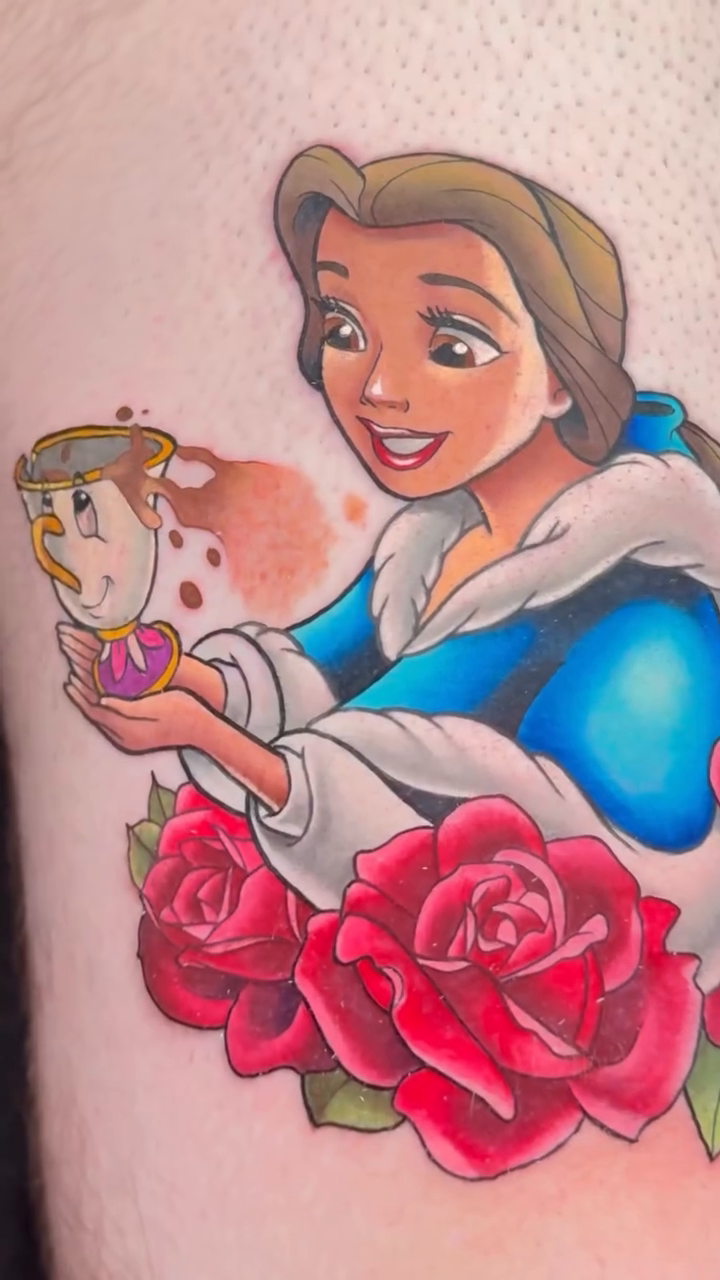 Tattoo by @aarisprout — anime, neo_traditional