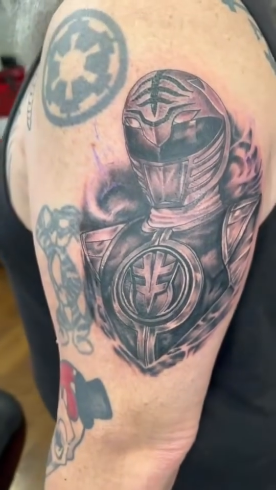 Tattoo by @gothictatts1994 — realism, black_and_grey